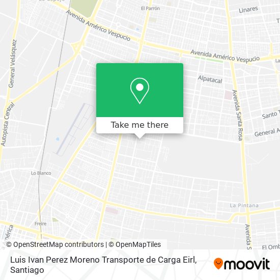 Luis Ivan Perez Moreno Transporte de Carga Eirl map