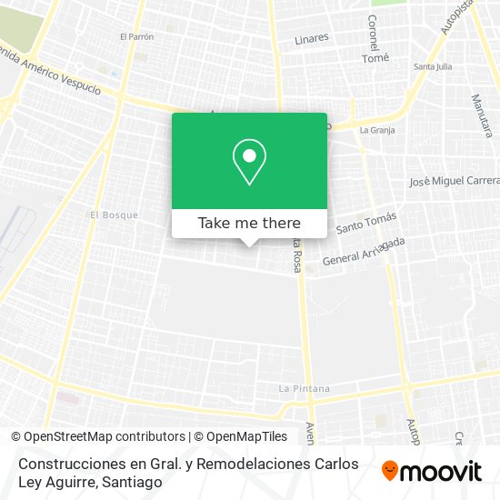 Construcciones en Gral. y Remodelaciones Carlos Ley Aguirre map