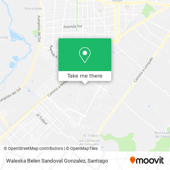 Waleska Belen Sandoval Gonzalez map