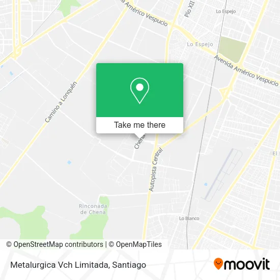 Metalurgica Vch Limitada map