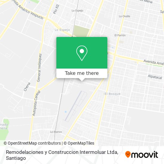 Remodelaciones y Construccion Intermoluar Ltda map