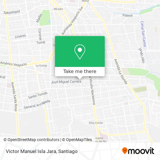 Mapa de Victor Manuel Isla Jara