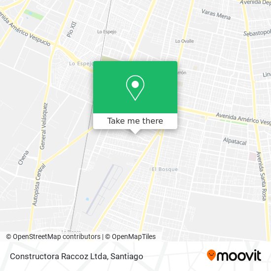Constructora Raccoz Ltda map