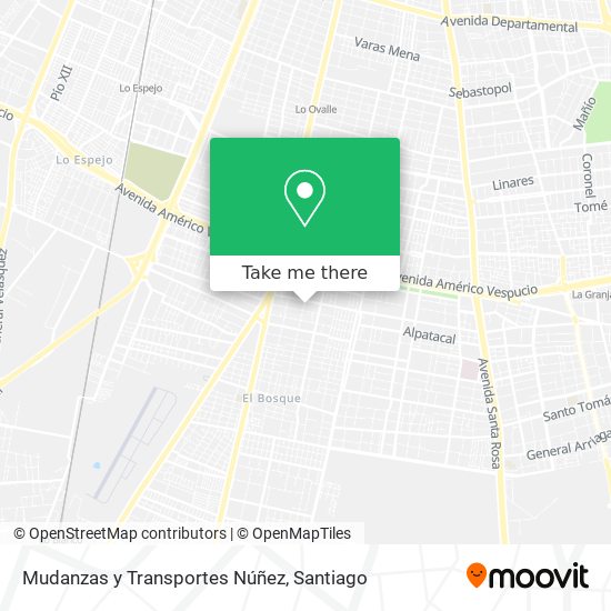 Mudanzas y Transportes Núñez map