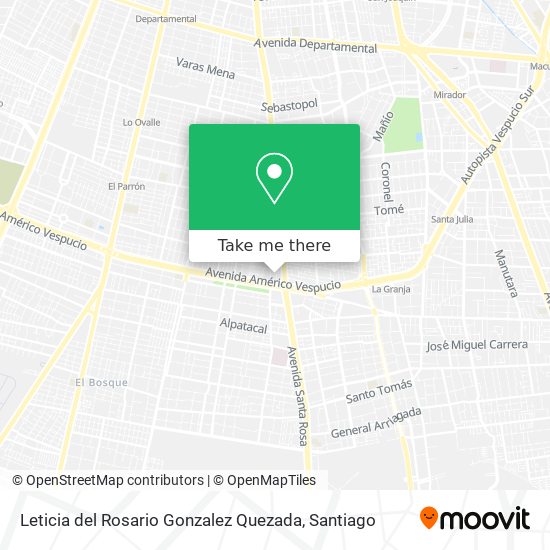 Leticia del Rosario Gonzalez Quezada map