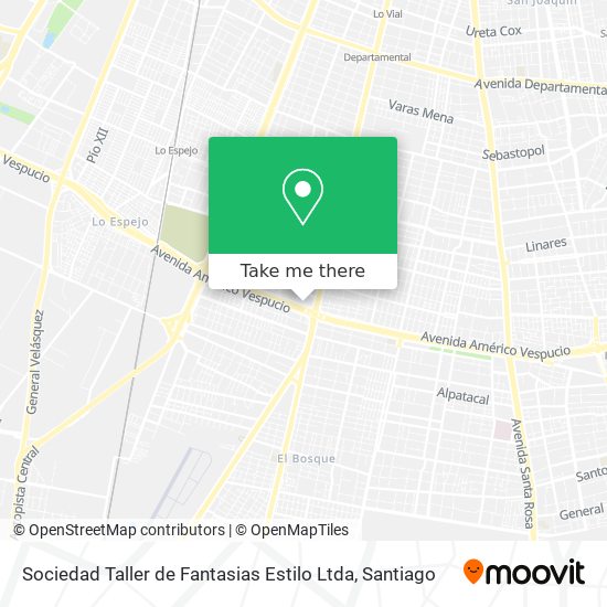 Sociedad Taller de Fantasias Estilo Ltda map