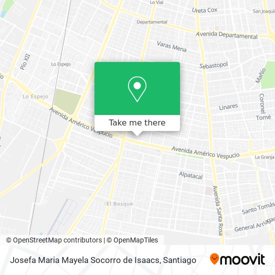 Josefa Maria Mayela Socorro de Isaacs map