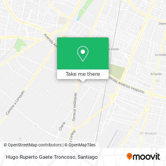 Hugo Ruperto Gaete Troncoso map