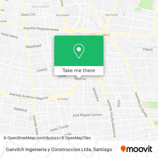 Ganvilch Ingenieria y Construccion Ltda map