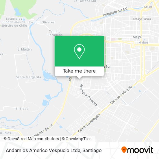 Andamios Americo Vespucio Ltda map