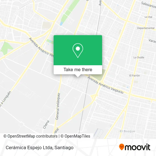 Cerámica Espejo Ltda map