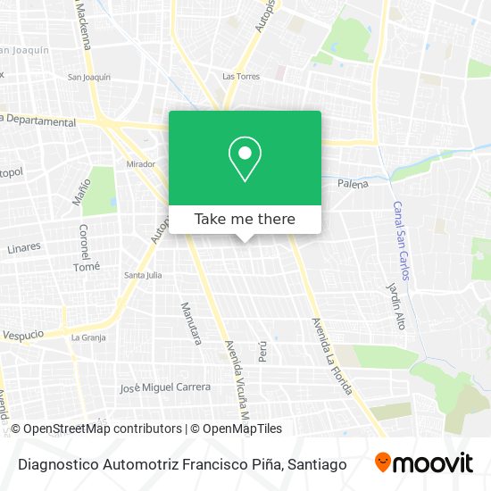 Diagnostico Automotriz Francisco Piña map