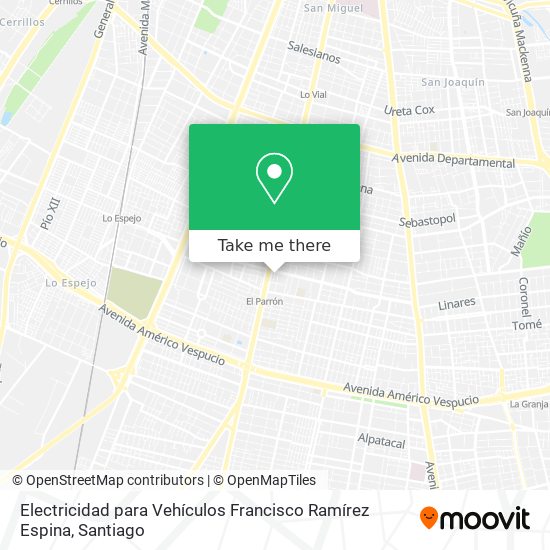 Mapa de Electricidad para Vehículos Francisco Ramírez Espina