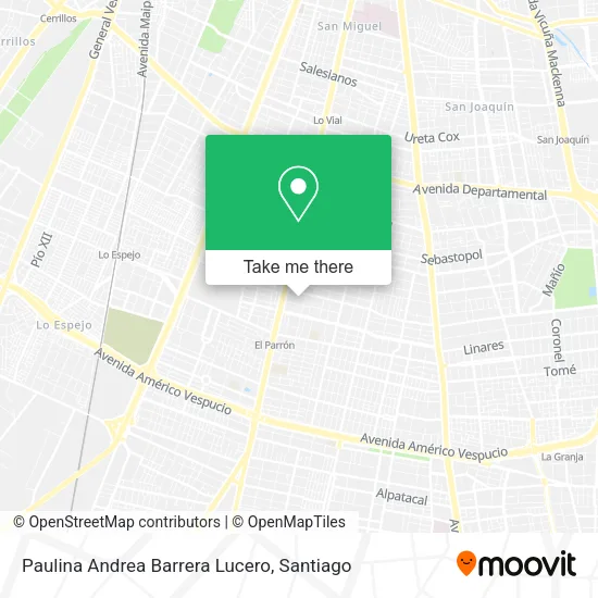 Paulina Andrea Barrera Lucero map