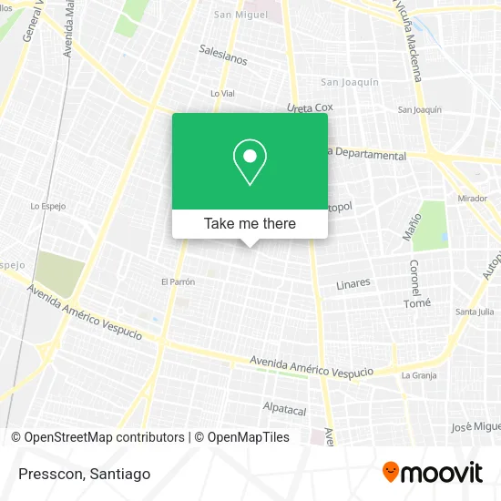 Presscon map