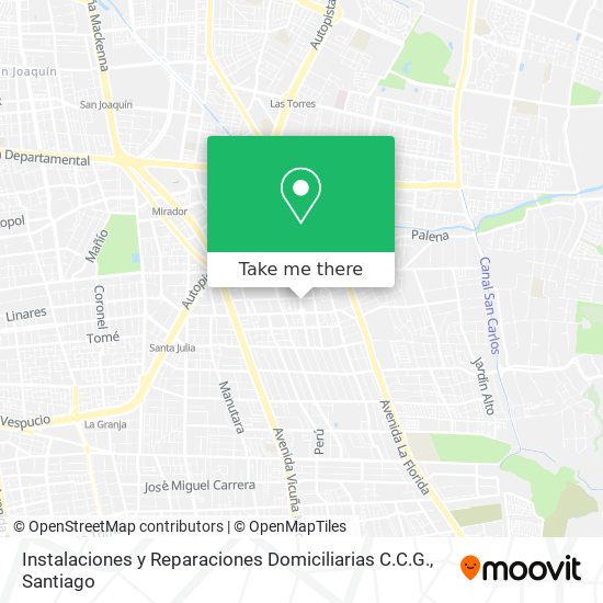 Instalaciones y Reparaciones Domiciliarias C.C.G. map