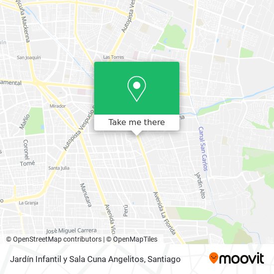 Mapa de Jardín Infantil y Sala Cuna Angelitos