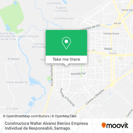 Constructora Walter Alvarez Berrios Empresa Individual de Responsabili map