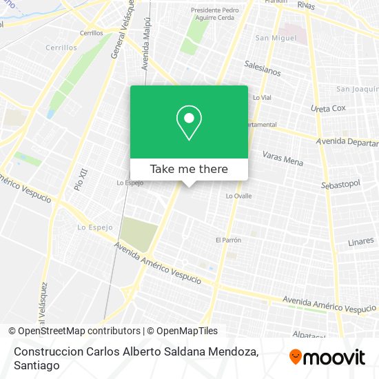 Construccion Carlos Alberto Saldana Mendoza map