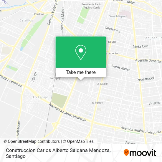 Construccion Carlos Alberto Saldana Mendoza map