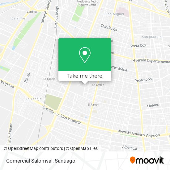 Mapa de Comercial Salomval