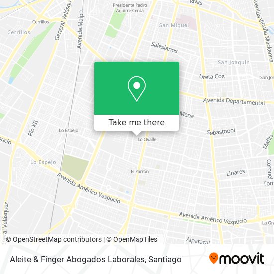 Aleite & Finger Abogados Laborales map