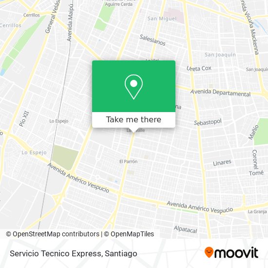 Servicio Tecnico Express map