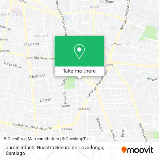 Mapa de Jardín Infantil Nuestra Señora de Covadonga