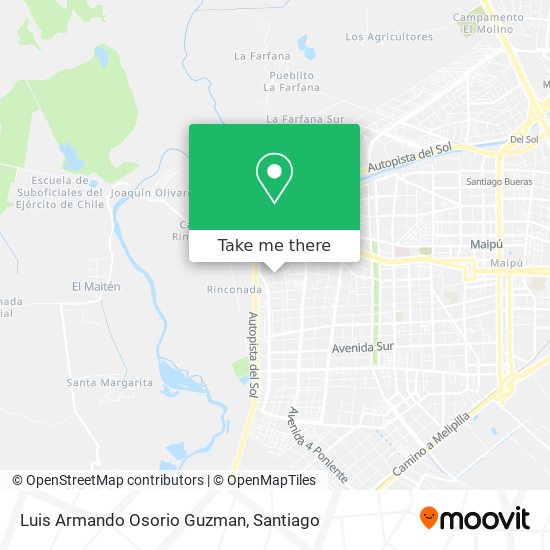 Luis Armando Osorio Guzman map