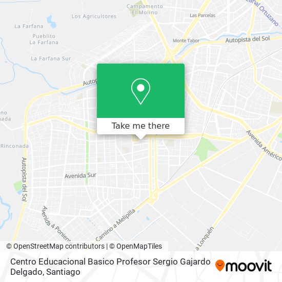 Centro Educacional Basico Profesor Sergio Gajardo Delgado map