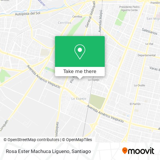 Rosa Ester Machuca Ligueno map