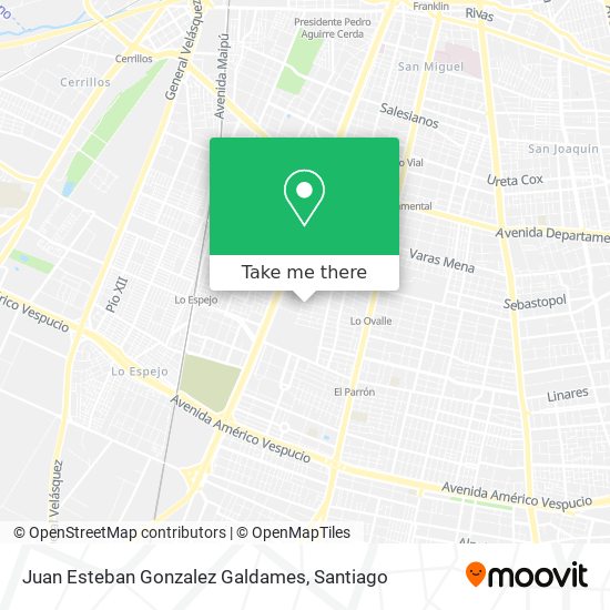 Juan Esteban Gonzalez Galdames map