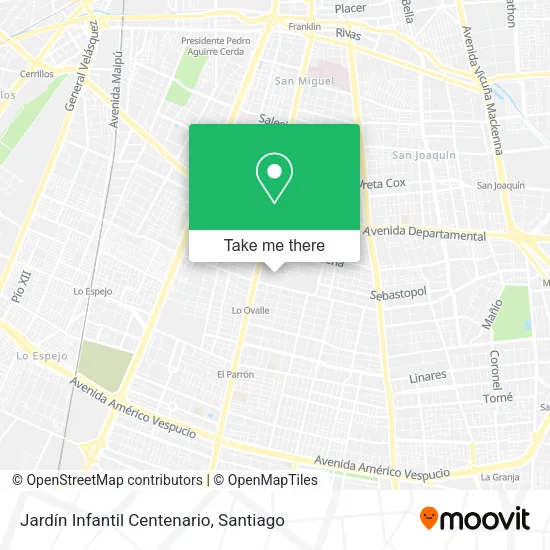 Jardín Infantil Centenario map