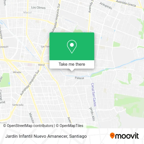 Jardín Infantil Nuevo Amanecer map