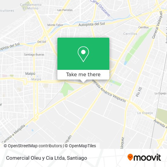 Comercial Oleu y Cia Ltda map