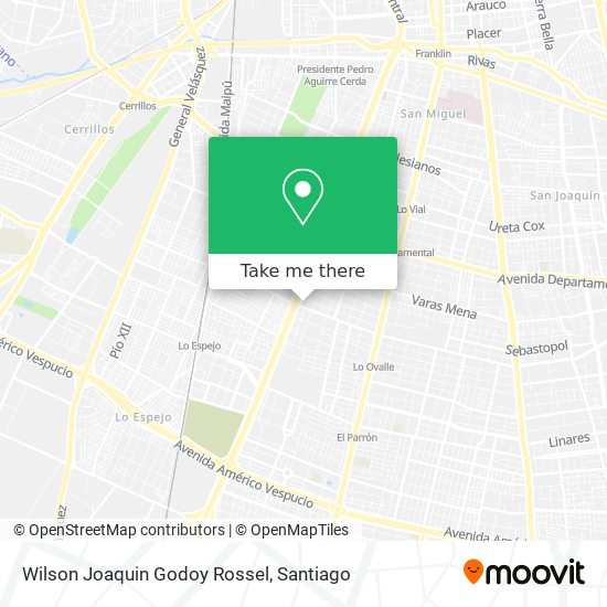 Wilson Joaquin Godoy Rossel map