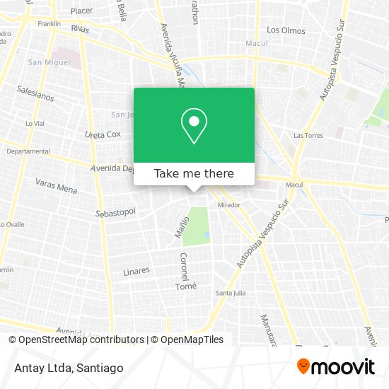 Antay Ltda map