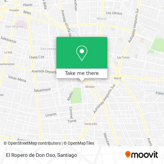 El Ropero de Don Oso map