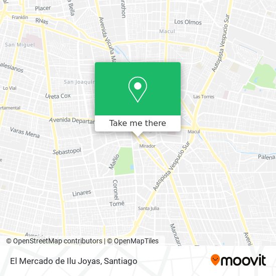 Mapa de El Mercado de Ilu Joyas