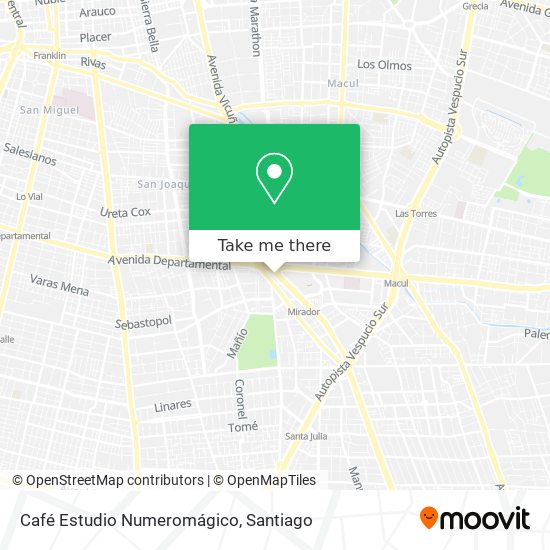 Café Estudio Numeromágico map