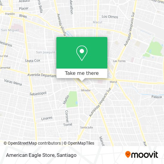 American Eagle Store map