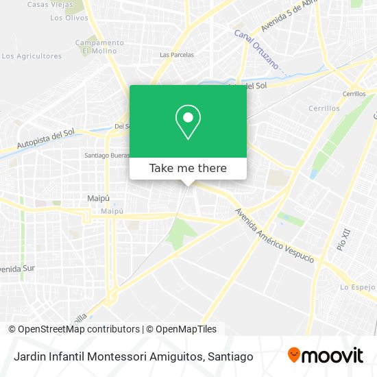 Jardin Infantil Montessori Amiguitos map