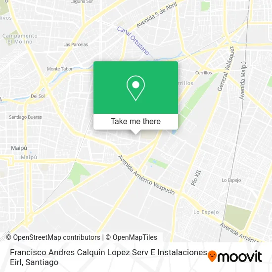 Francisco Andres Calquin Lopez Serv E Instalaciones Eirl map