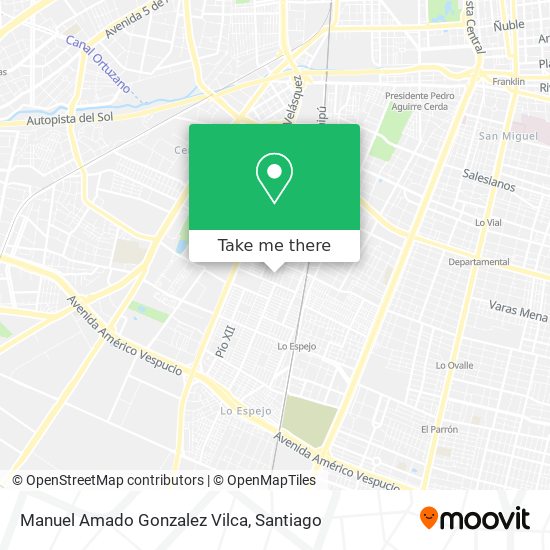 Manuel Amado Gonzalez Vilca map