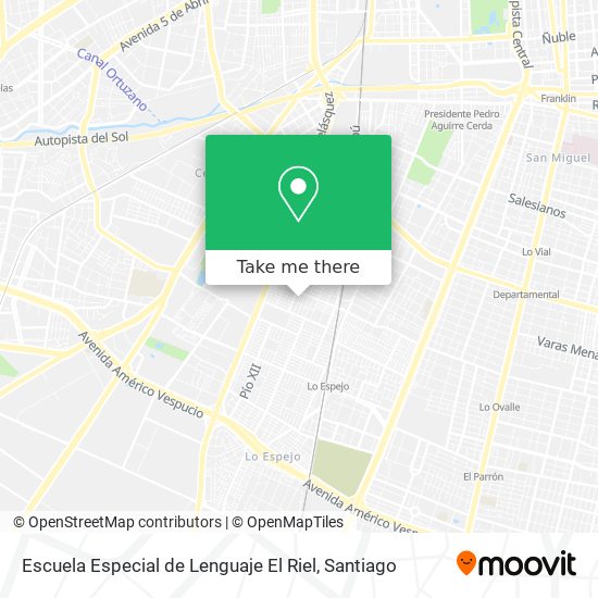 Escuela Especial de Lenguaje El Riel map