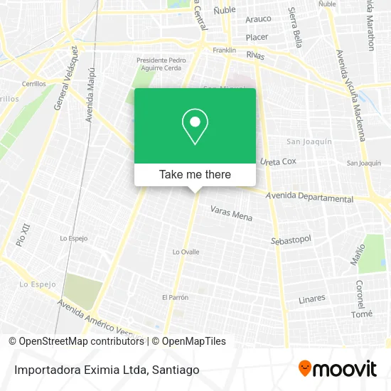 Importadora Eximia Ltda map
