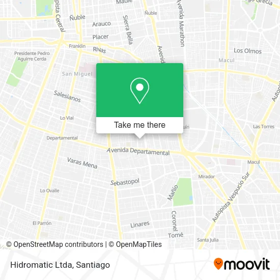 Hidromatic Ltda map