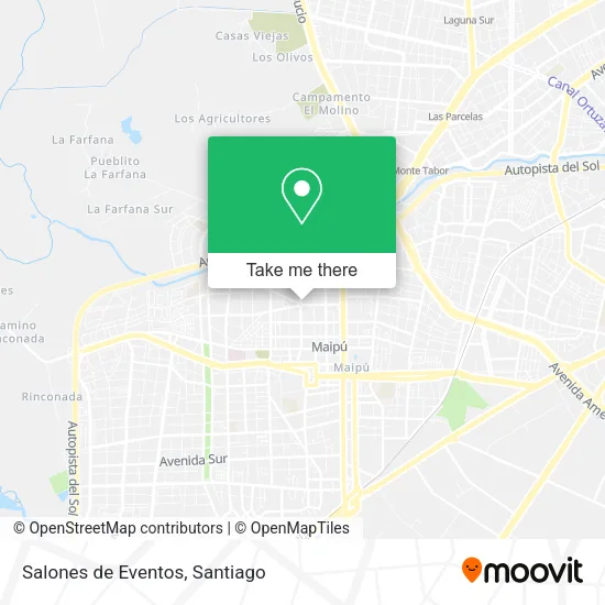 Salones de Eventos map