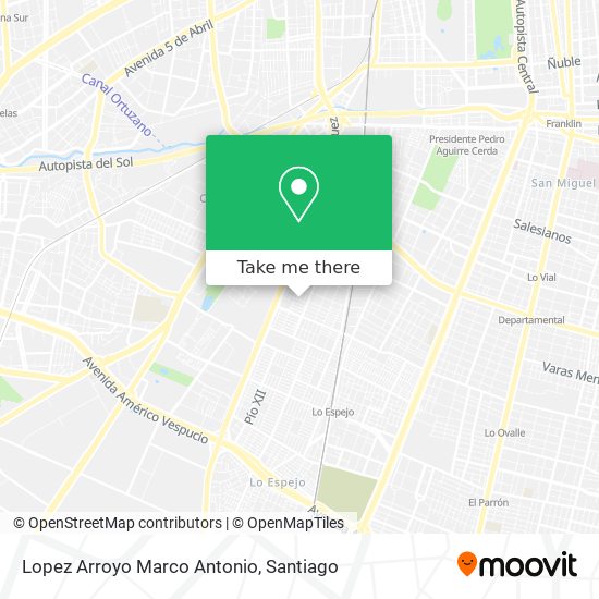 Lopez Arroyo Marco Antonio map