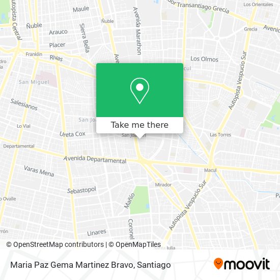 Maria Paz Gema Martinez Bravo map